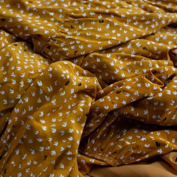 HATCH Yellow Lana Maternity Dress - Size 2 - Picture 9 of 9